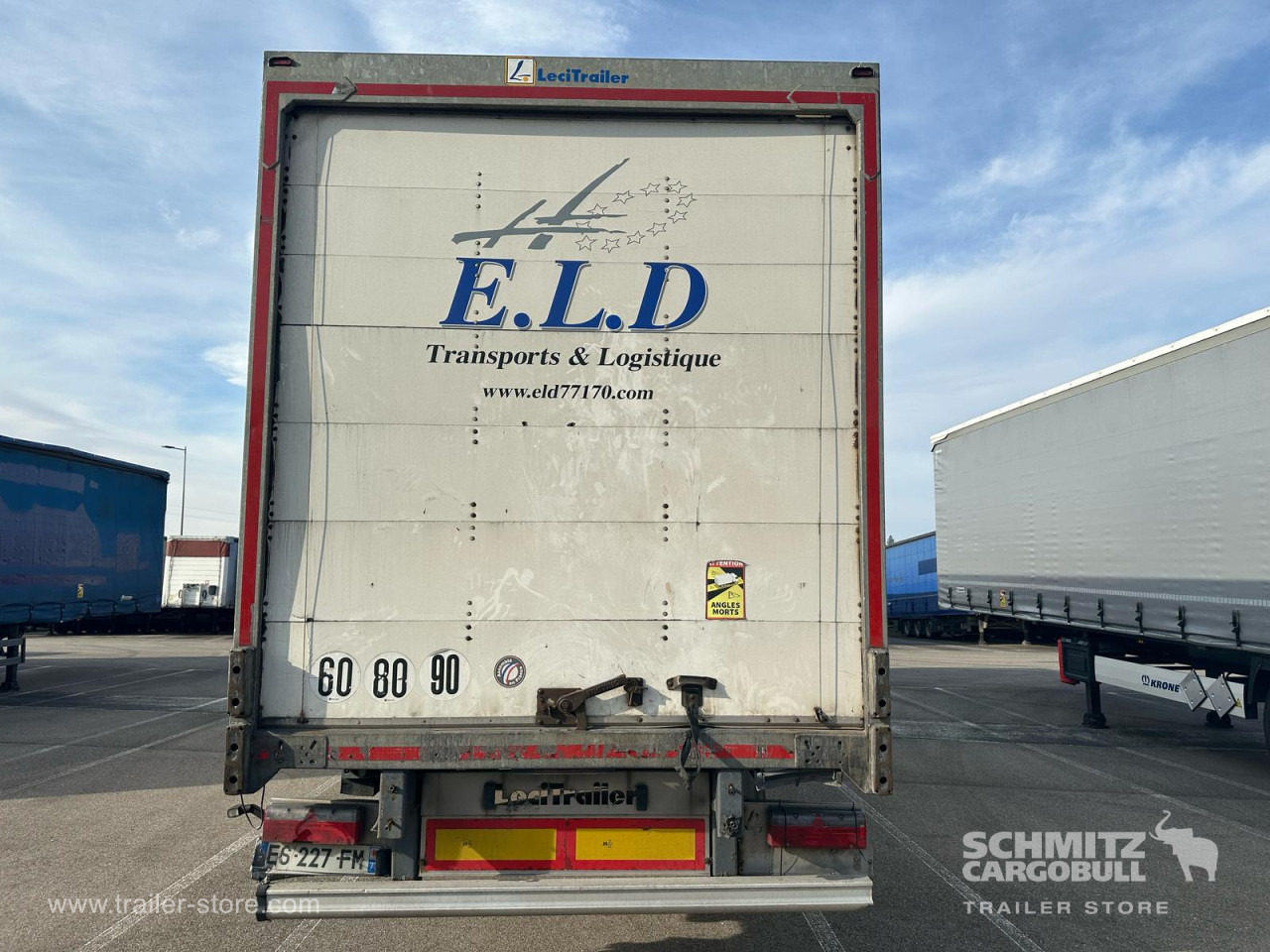 Sơ mi rơ moóc hộp kín LECI TRAILER Dryfreight Standard Roller shutter door: hình 11