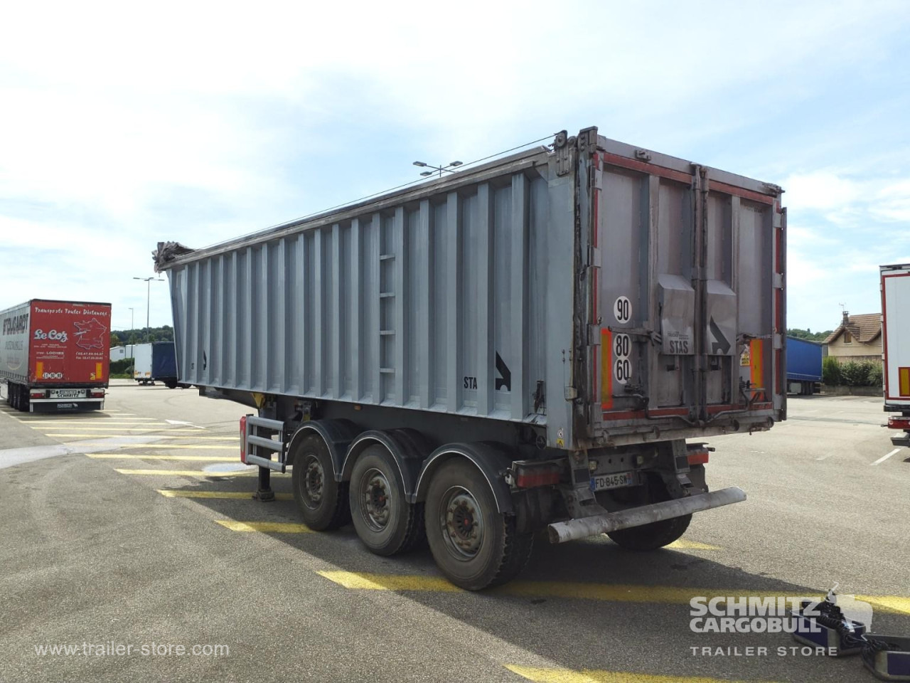 STAS Tipper Alu-square sided body - Sơ mi rơ moóc ben: hình 4 STAS Tipper Alu-square sided body - Sơ mi rơ moóc ben: hình 4