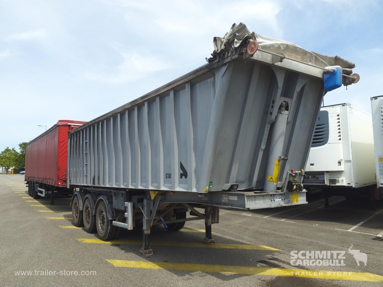 STAS Tipper Alu-square sided body - Sơ mi rơ moóc ben: hình 1 STAS Tipper Alu-square sided body - Sơ mi rơ moóc ben: hình 1