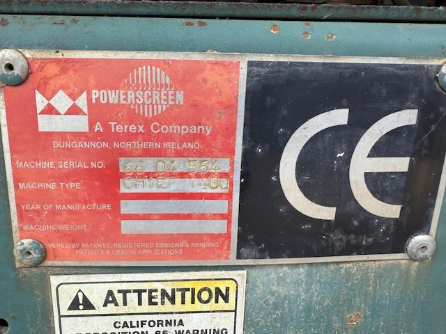 Terex Powerscreen Warrior 1400 - Máy sàng: hình 5 Terex Powerscreen Warrior 1400 - Máy sàng: hình 5