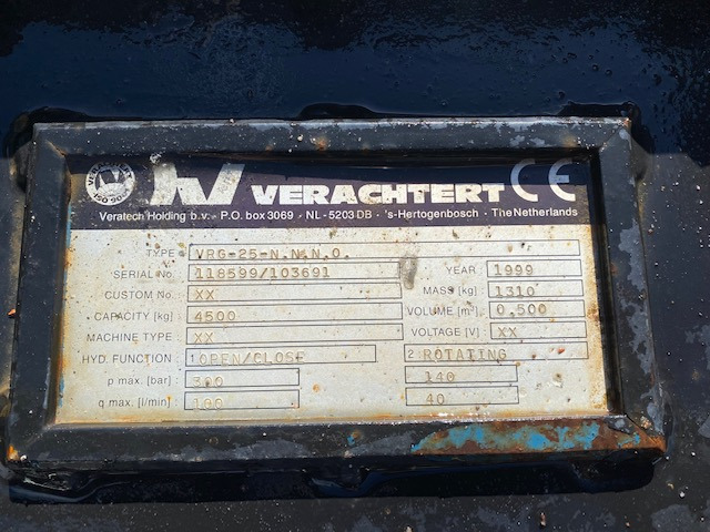 Verachtert VRG 25 - Nho táo cho Máy móc xây dựng: hình 5 Verachtert VRG 25 - Nho táo cho Máy móc xây dựng: hình 5