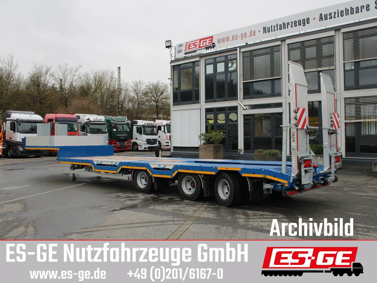 ES-GE 3-Achs-Satteltieflader - Radmulden - Sơ mi rơ moóc thùng thấp: hình 1 ES-GE 3-Achs-Satteltieflader - Radmulden - Sơ mi rơ moóc thùng thấp: hình 1