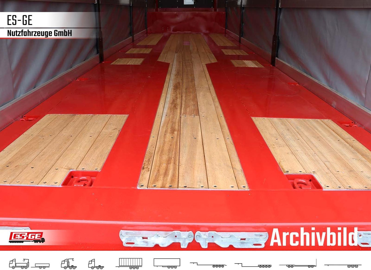 ES-GE 4-Achs-Satteltieflader mit Curtainsider-Aufbau - Sơ mi rơ moóc thùng thấp: hình 5 ES-GE 4-Achs-Satteltieflader mit Curtainsider-Aufbau - Sơ mi rơ moóc thùng thấp: hình 5