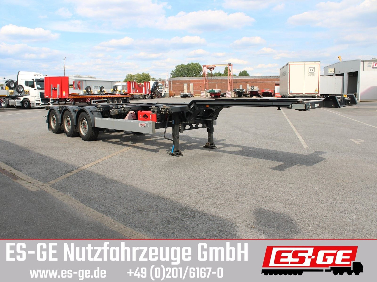Kögel Port 40 simplex, pneumatischer Heckausschub - Xe chở container/ Sơ mi rơ moóc hoán đổi thân: hình 4 Kögel Port 40 simplex, pneumatischer Heckausschub - Xe chở container/ Sơ mi rơ moóc hoán đổi thân: hình 4