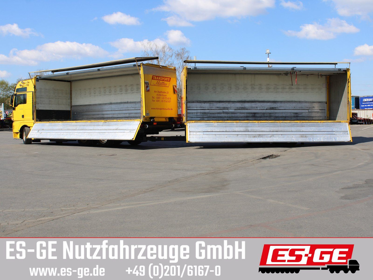 MAN 6x2 LKW mit Tandemanhänger - Xe tải đồ uống: hình 3 MAN 6x2 LKW mit Tandemanhänger - Xe tải đồ uống: hình 3