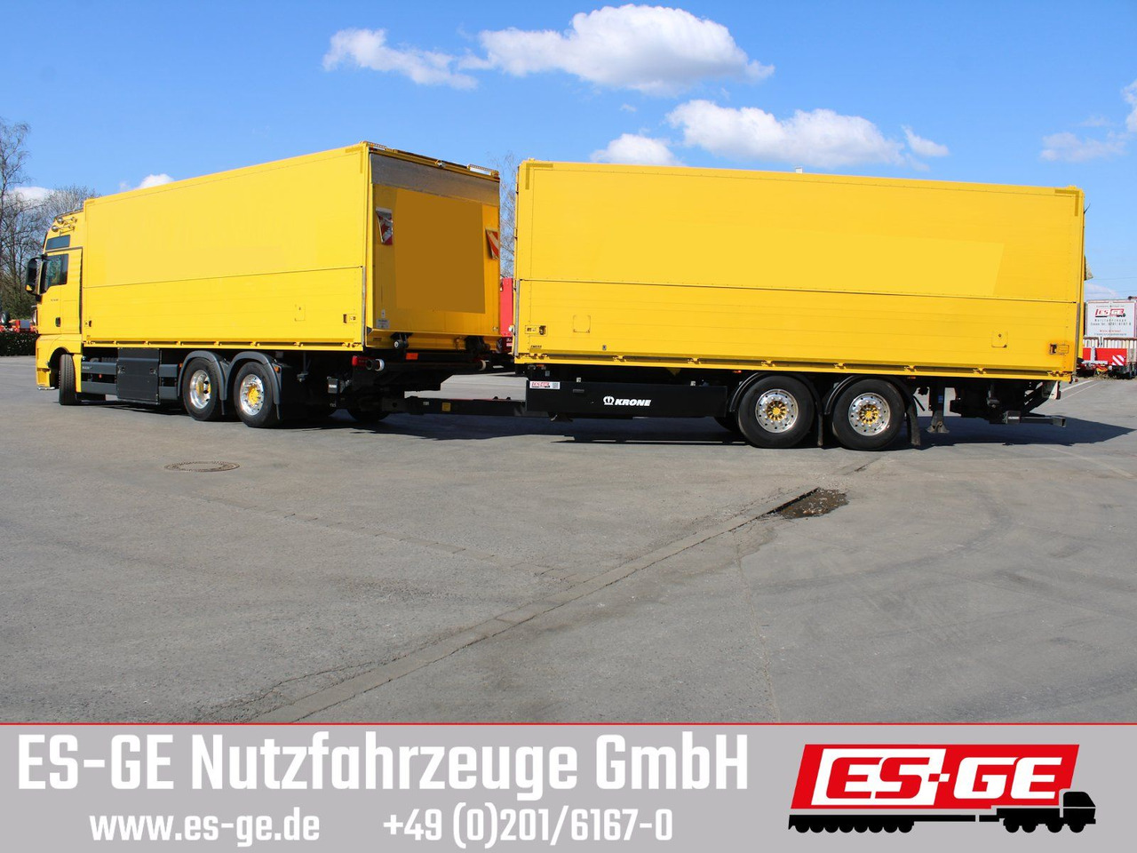 MAN 6x2 LKW mit Tandemanhänger - Xe tải đồ uống: hình 2 MAN 6x2 LKW mit Tandemanhänger - Xe tải đồ uống: hình 2