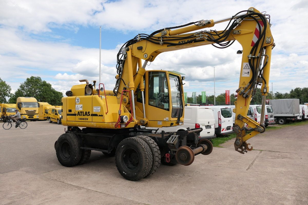 ATLAS 1404 K ZW Zweiwegebagger AHK - Máy xúc bánh lốp: hình 1 ATLAS 1404 K ZW Zweiwegebagger AHK - Máy xúc bánh lốp: hình 1