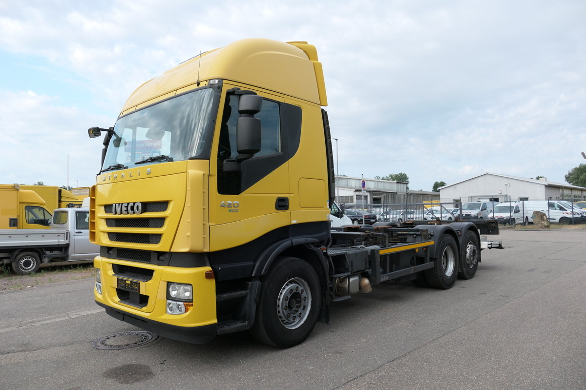 IVECO STRALIS AS 260 S42 Y/FS-CM ECO LBW AHK KLIMA INT - Xe chở container/ Xe tải hoán đổi thân: hình 1 IVECO STRALIS AS 260 S42 Y/FS-CM ECO LBW AHK KLIMA INT - Xe chở container/ Xe tải hoán đổi thân: hình 1