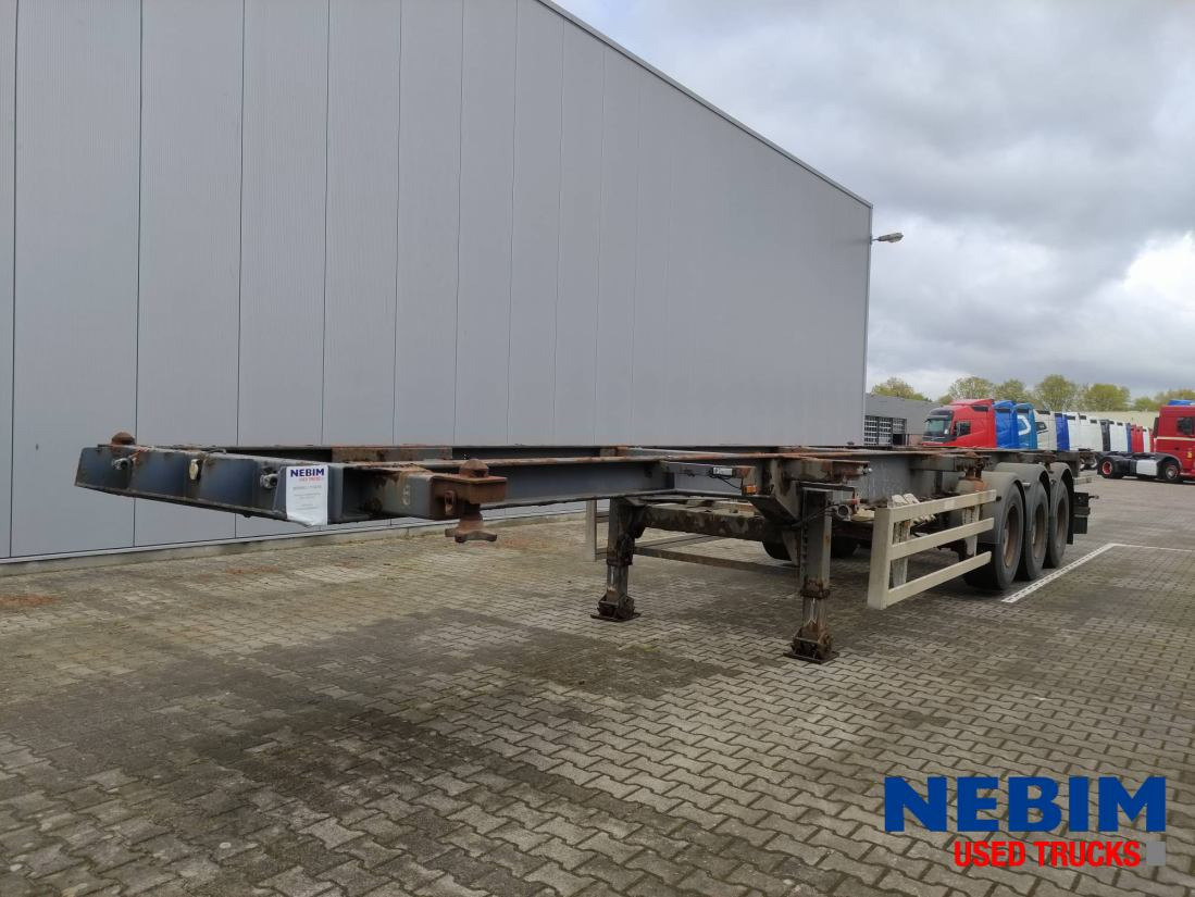 Renders Containerchassis ROC 12.27 CC - 1x40" 1x30" 2x20" - Xe chở container/ Sơ mi rơ moóc hoán đổi thân: hình 1 Renders Containerchassis ROC 12.27 CC - 1x40" 1x30" 2x20" - Xe chở container/ Sơ mi rơ moóc hoán đổi thân: hình 1