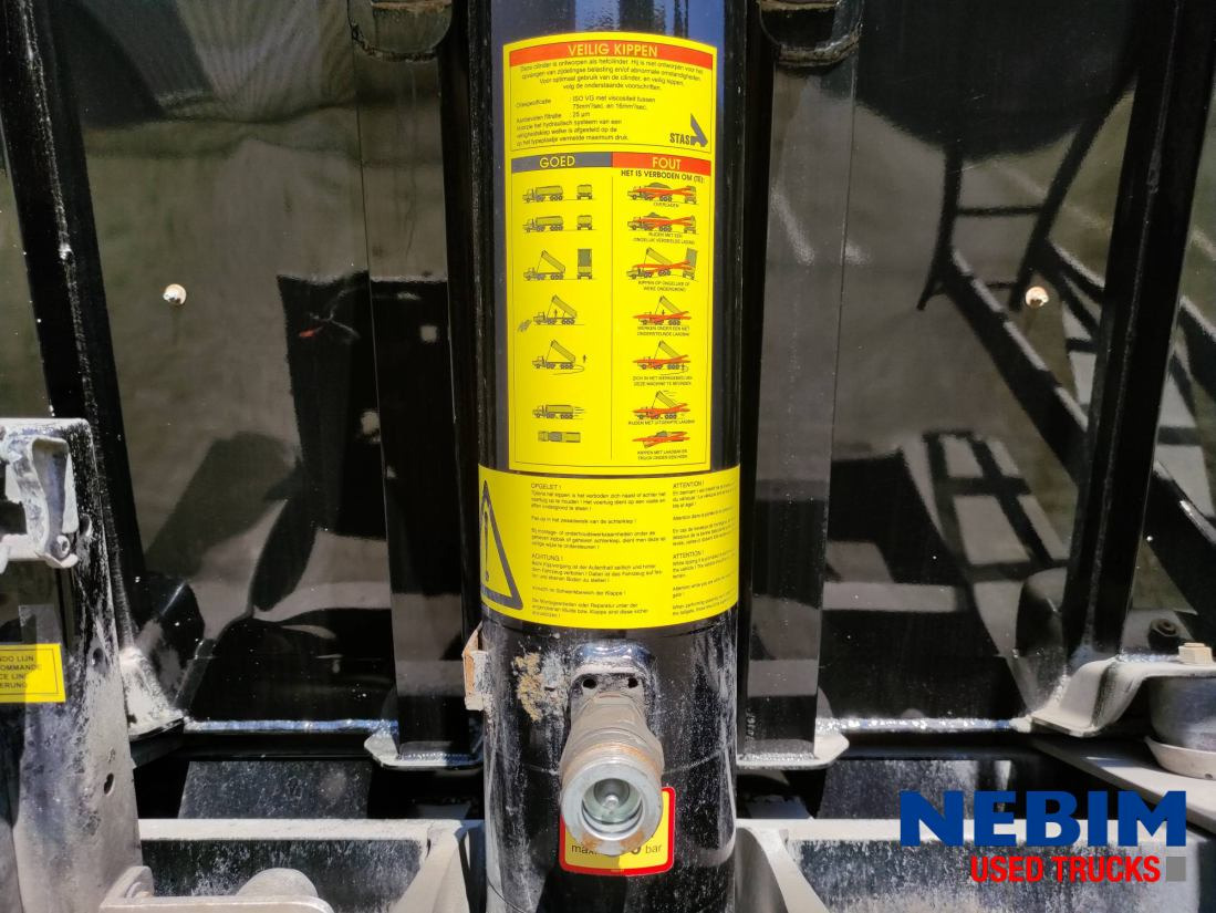 Sơ mi rơ moóc ben Stas S300CX 48m3 - Full ALU - Teflon Floor Plate - Wate R ClEaner: hình 12