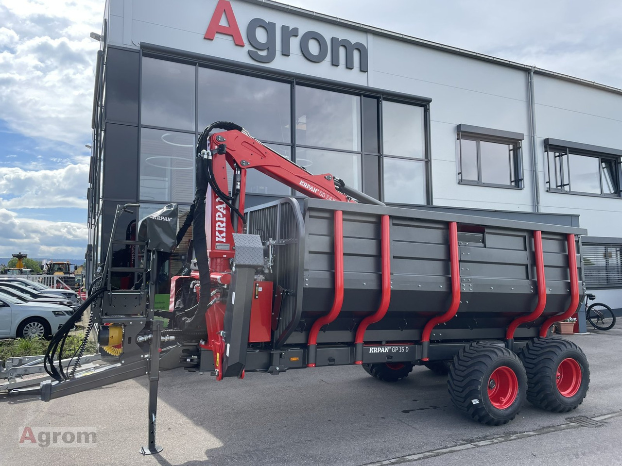 Krpan GP 15 D + Kran 7,4 K - Rơ moóc lâm nghiệp: hình 1 Krpan GP 15 D + Kran 7,4 K - Rơ moóc lâm nghiệp: hình 1