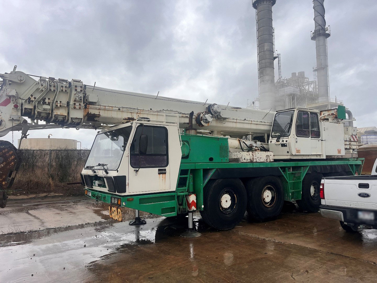 Krupp KMK 4080 - Cẩu bánh lốp: hình 3 Krupp KMK 4080 - Cẩu bánh lốp: hình 3