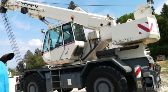 Terex RC40 - Cẩu bánh lốp: hình 1 Terex RC40 - Cẩu bánh lốp: hình 1