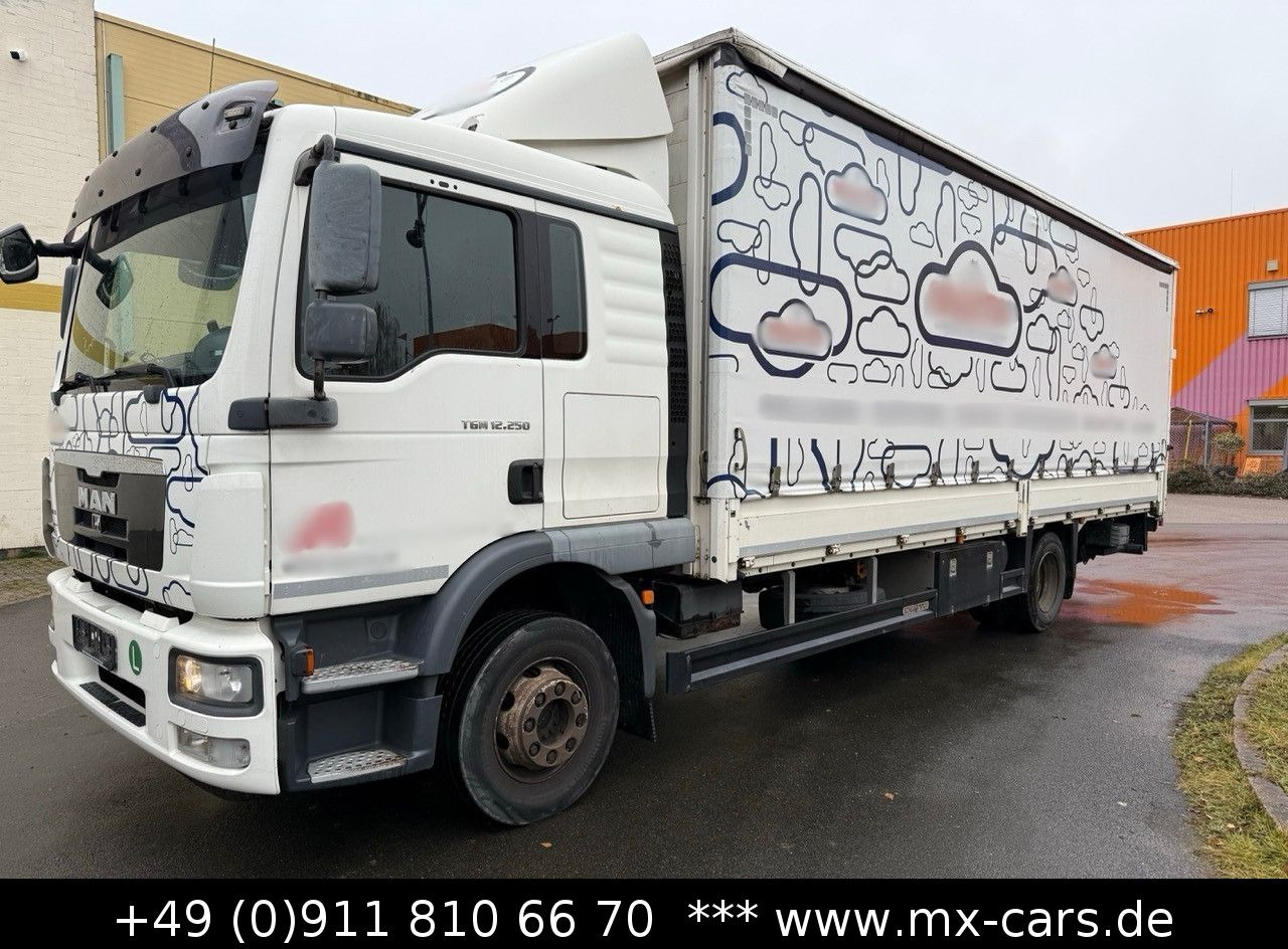 MAN TGM 12.250 Pritsche Plane LBW Schlafkabine Autom - Xe tải thùng mui bạt: hình 1 MAN TGM 12.250 Pritsche Plane LBW Schlafkabine Autom - Xe tải thùng mui bạt: hình 1