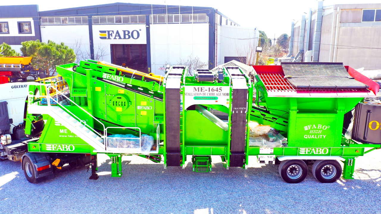 FABO ME 1645 SERIES MOBILE SAND SCREENING PLANT - Máy sàng: hình 2 FABO ME 1645 SERIES MOBILE SAND SCREENING PLANT - Máy sàng: hình 2