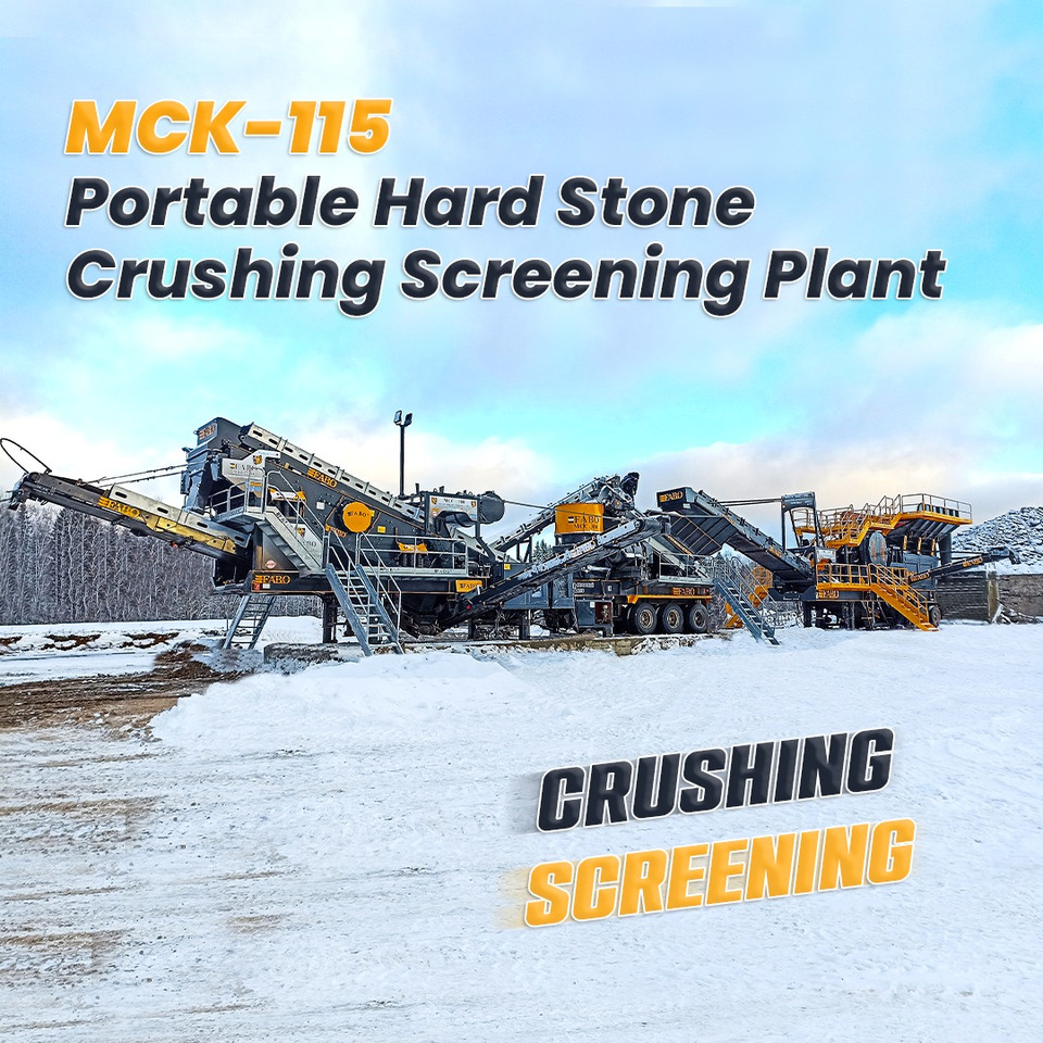 Máy nghiền di động mới FABO Mobile crusher: hình 1