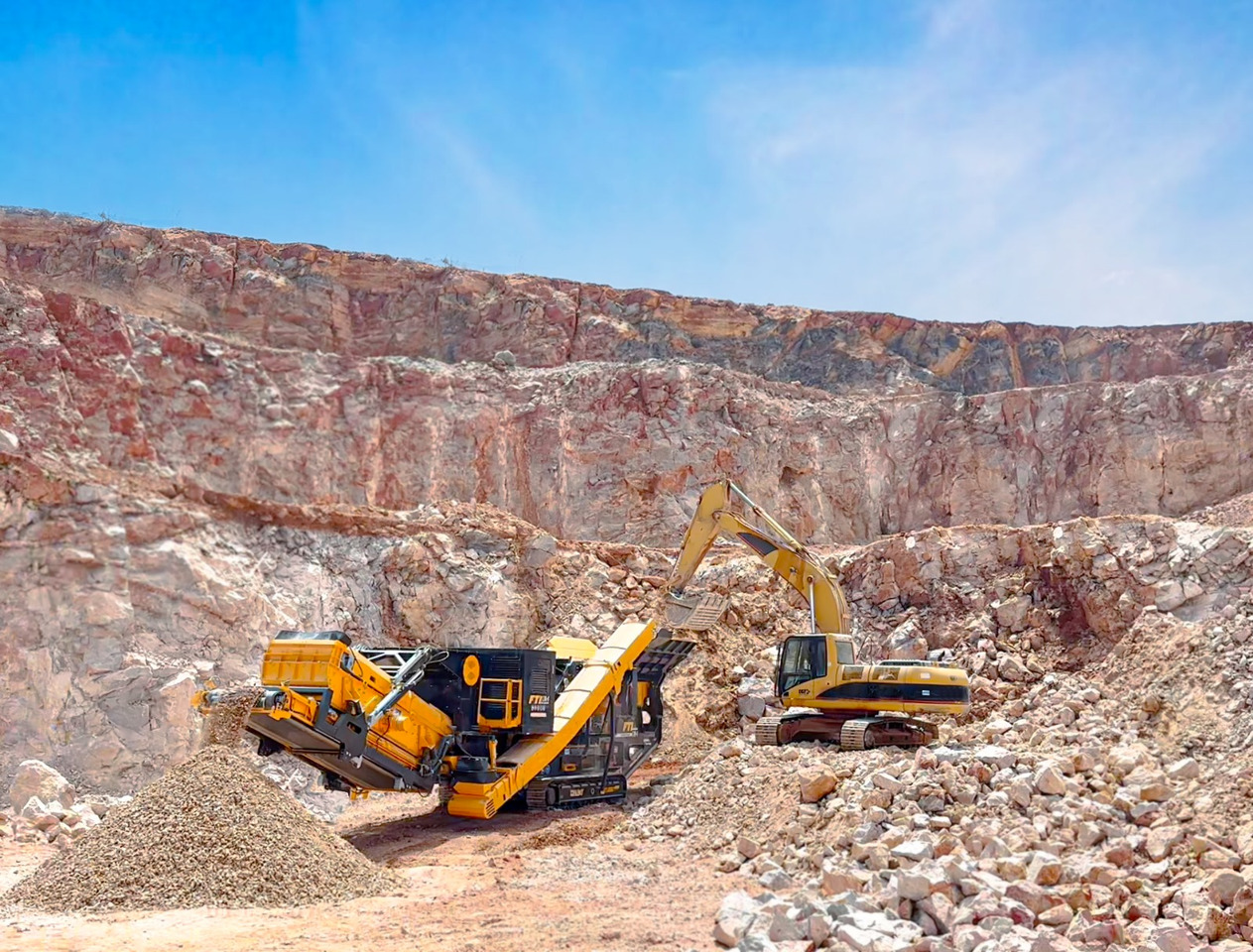 FABO Mobile crusher - Máy nghiền di động: hình 4 FABO Mobile crusher - Máy nghiền di động: hình 4