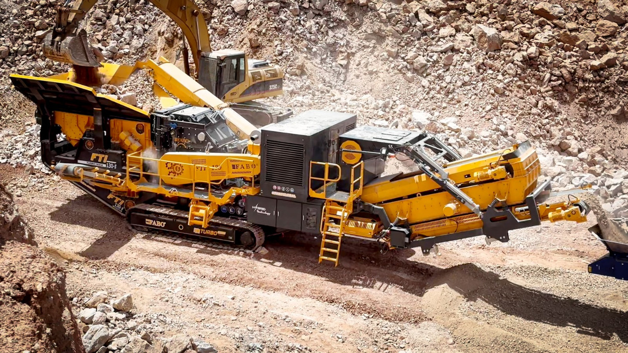 FABO Mobile crusher - Máy nghiền di động: hình 1 FABO Mobile crusher - Máy nghiền di động: hình 1