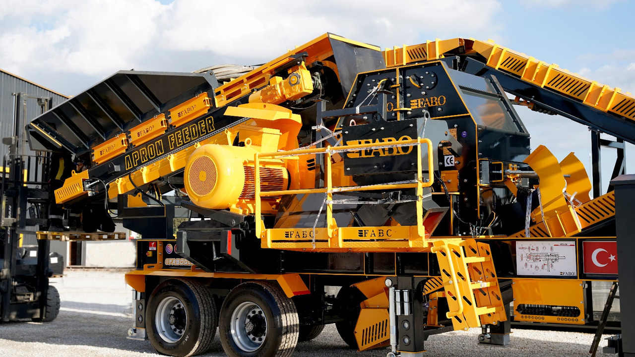Máy nghiền di động mới FABO Mobile crusher: hình 8