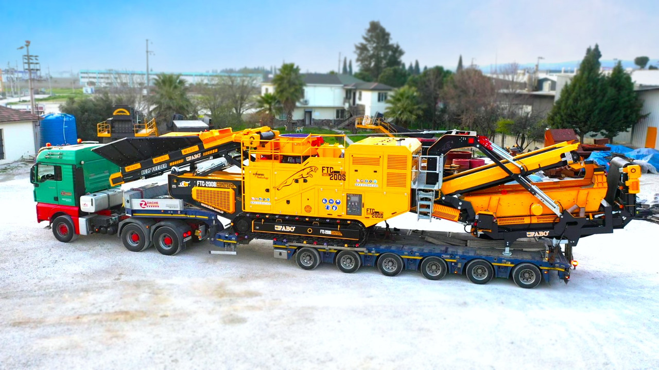 FABO Mobile crusher - Máy nghiền di động: hình 2 FABO Mobile crusher - Máy nghiền di động: hình 2