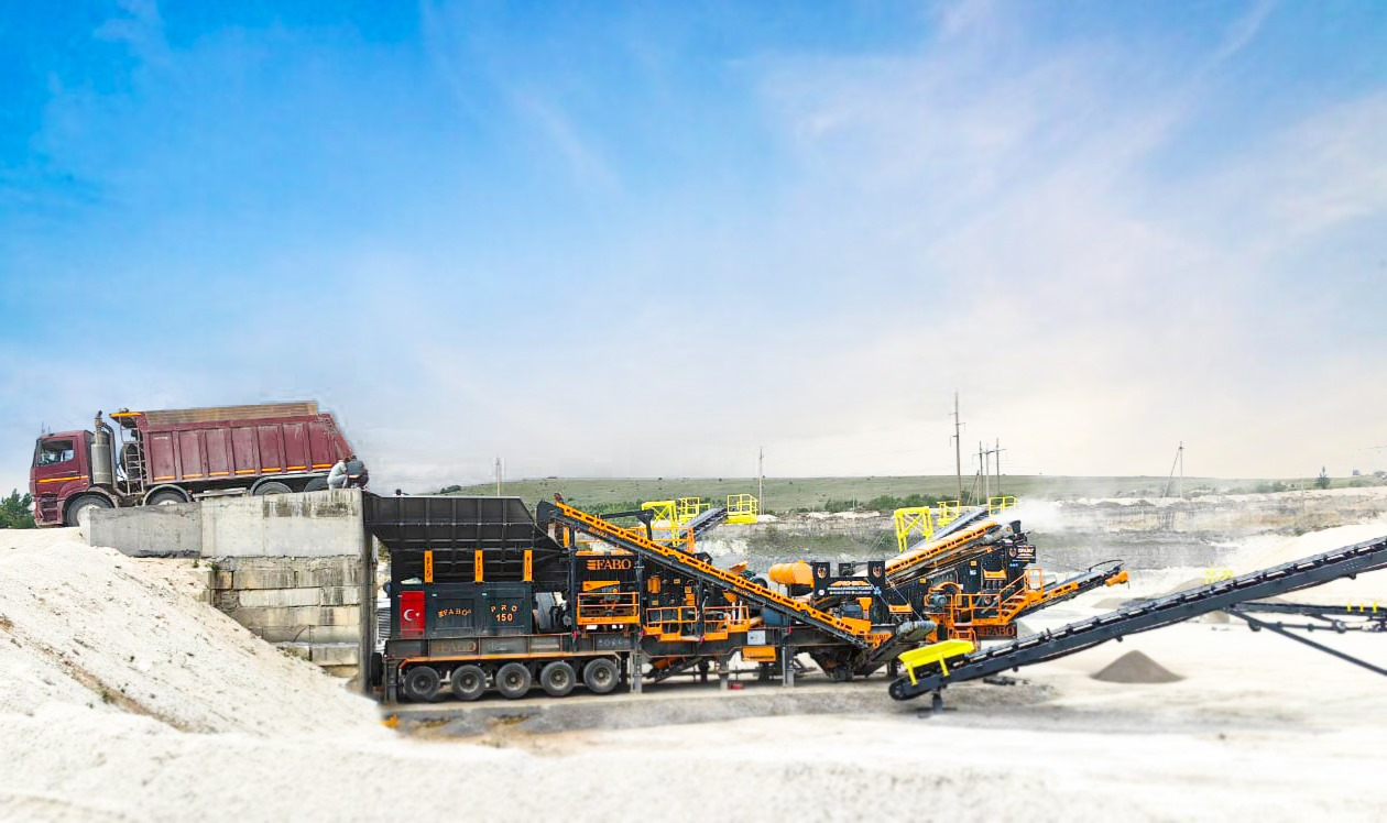 Máy nghiền di động mới FABO Mobile crusher: hình 1