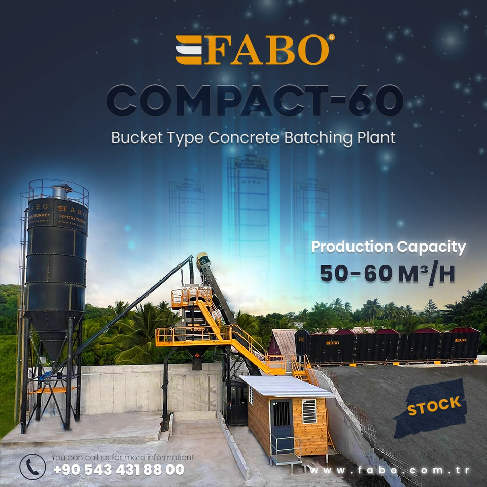 FABO compact concrete plant - Trạm trộn bê tông: hình 1 FABO compact concrete plant - Trạm trộn bê tông: hình 1