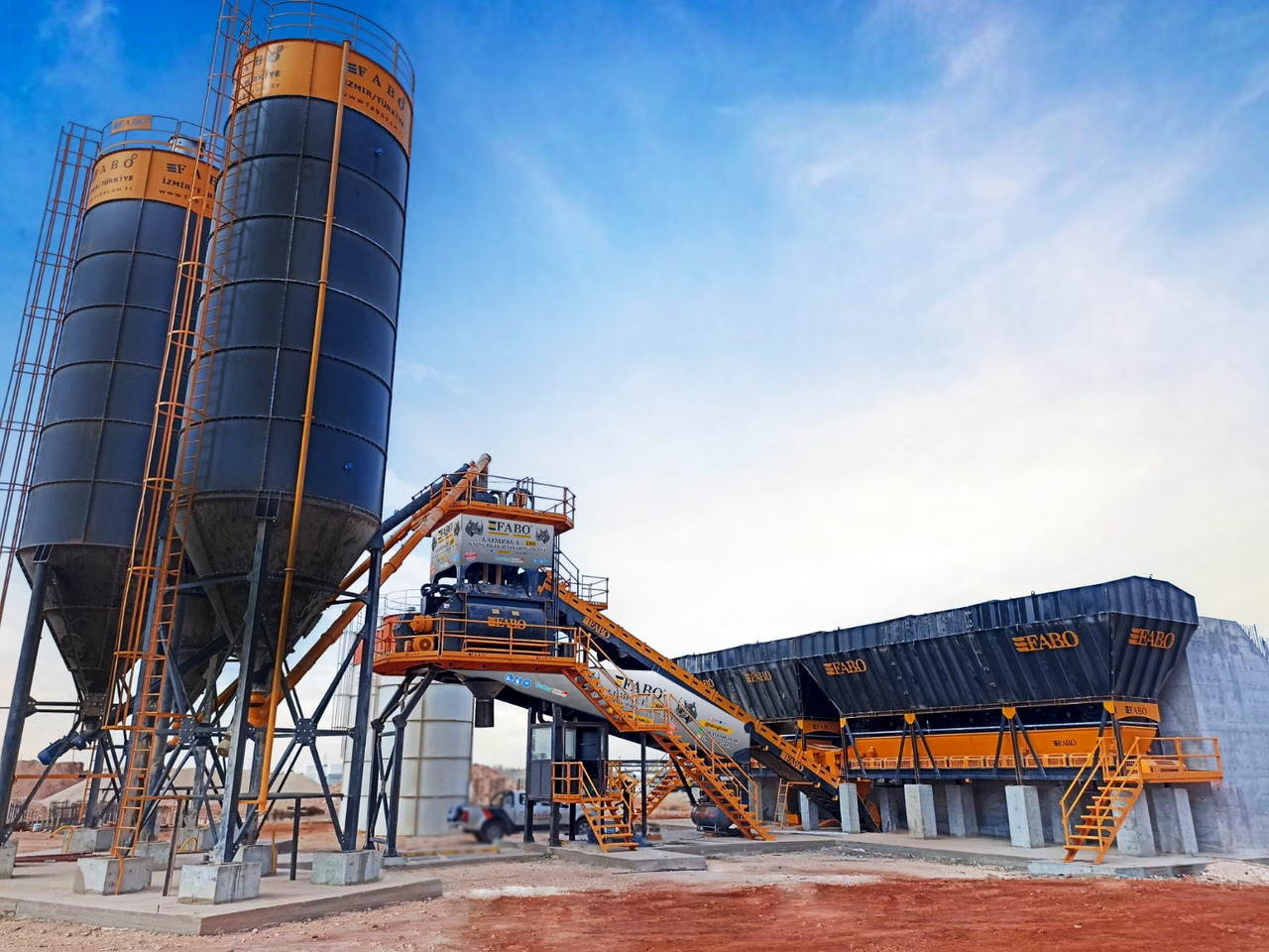 FABO compact concrete plant - Trạm trộn bê tông: hình 1 FABO compact concrete plant - Trạm trộn bê tông: hình 1