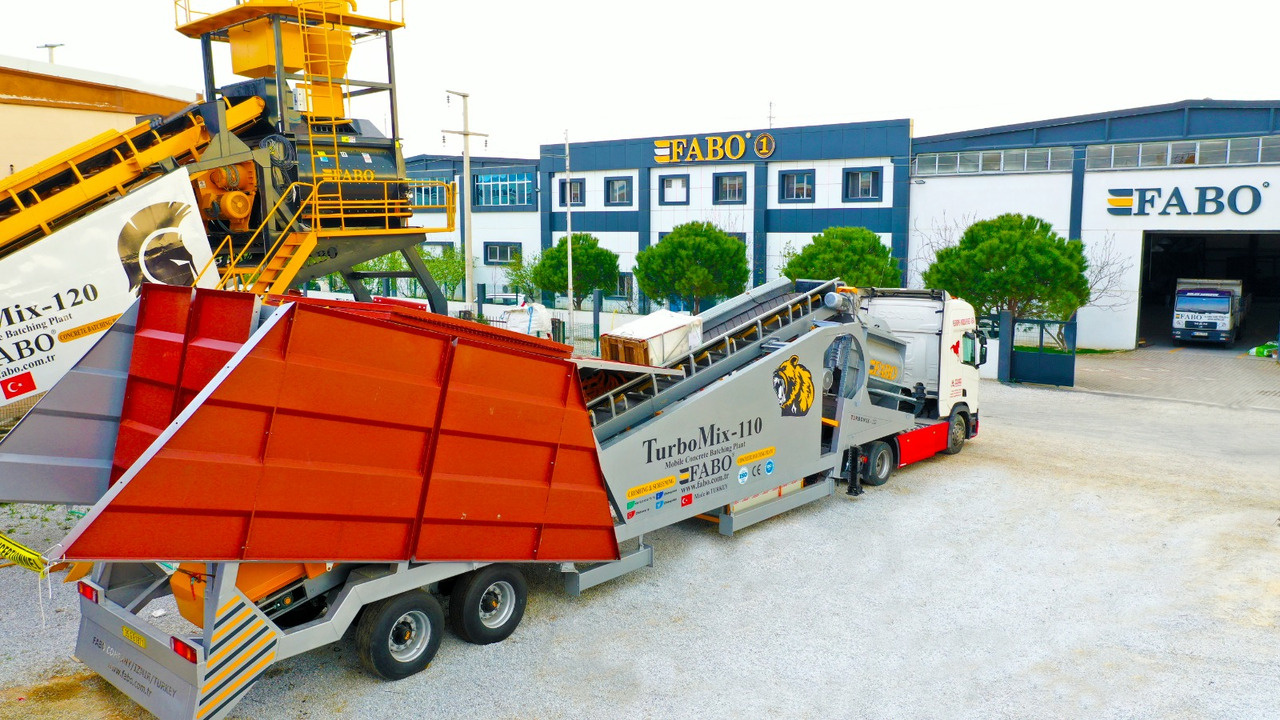 FABO mobile concrete batching plant - Trạm trộn bê tông: hình 1 FABO mobile concrete batching plant - Trạm trộn bê tông: hình 1