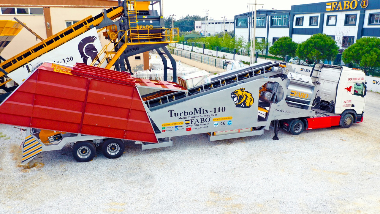FABO mobile concrete batching plant - Trạm trộn bê tông: hình 2 FABO mobile concrete batching plant - Trạm trộn bê tông: hình 2