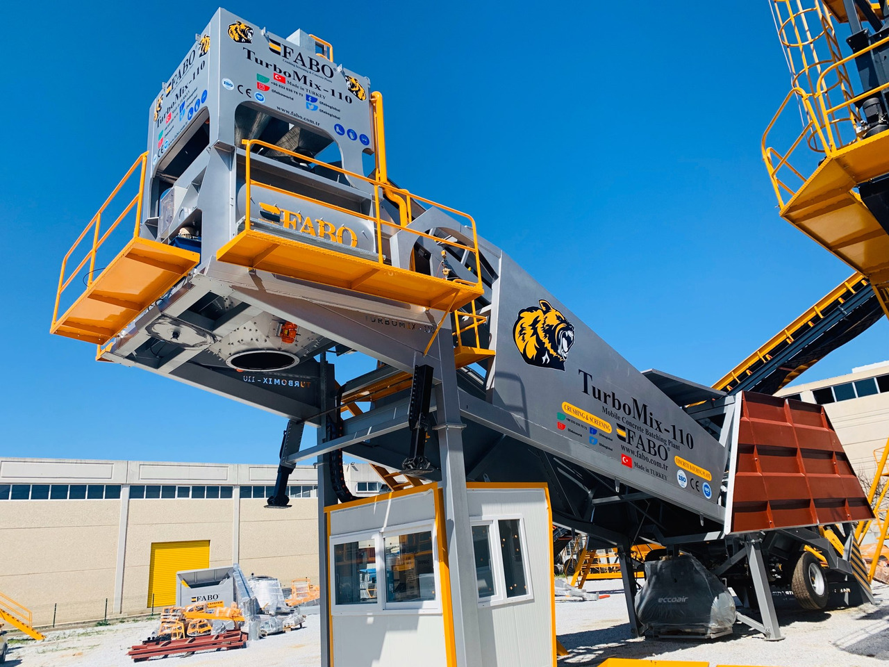 FABO mobile concrete batching plant - Trạm trộn bê tông: hình 5 FABO mobile concrete batching plant - Trạm trộn bê tông: hình 5