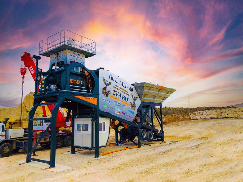 FABO mobile concrete batching plant - Trạm trộn bê tông: hình 2 FABO mobile concrete batching plant - Trạm trộn bê tông: hình 2