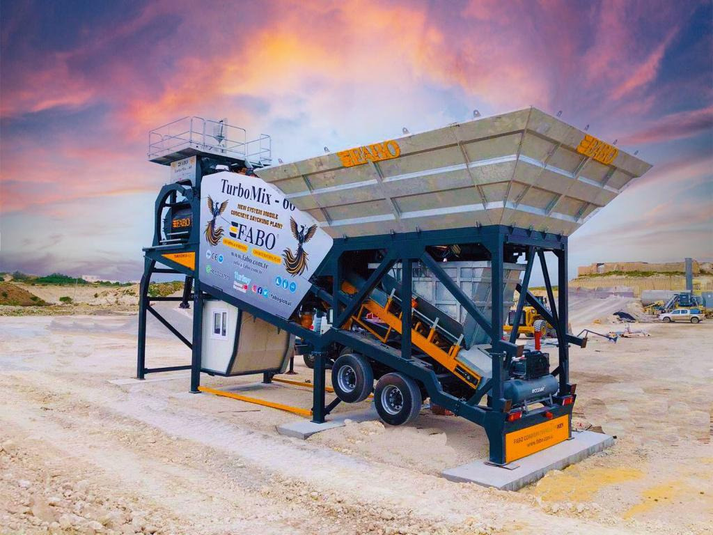 FABO mobile concrete batching plant - Trạm trộn bê tông: hình 4 FABO mobile concrete batching plant - Trạm trộn bê tông: hình 4