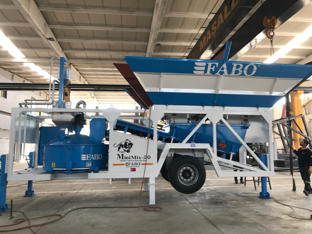 FABO mobile concrete batching plant - Trạm trộn bê tông: hình 4 FABO mobile concrete batching plant - Trạm trộn bê tông: hình 4