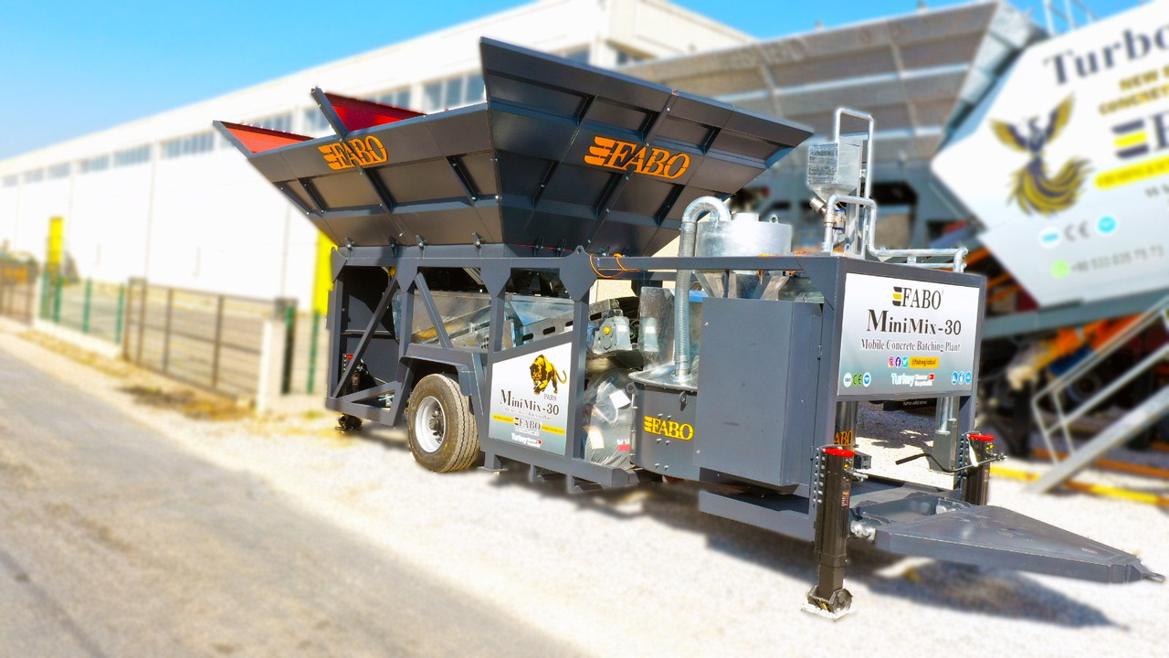 FABO mobile concrete batching plant - Trạm trộn bê tông: hình 1 FABO mobile concrete batching plant - Trạm trộn bê tông: hình 1