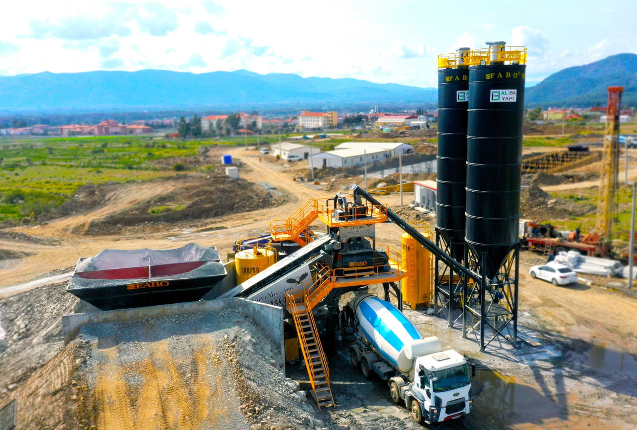 FABO mobile concrete batching plant - Trạm trộn bê tông: hình 3 FABO mobile concrete batching plant - Trạm trộn bê tông: hình 3