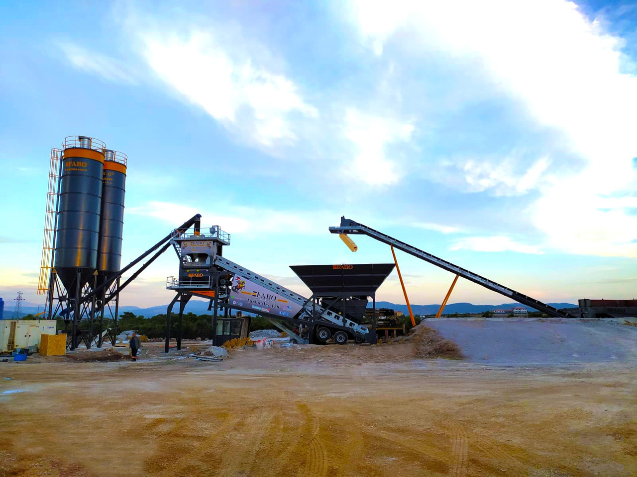 FABO mobile concrete batching plant - Trạm trộn bê tông: hình 5 FABO mobile concrete batching plant - Trạm trộn bê tông: hình 5