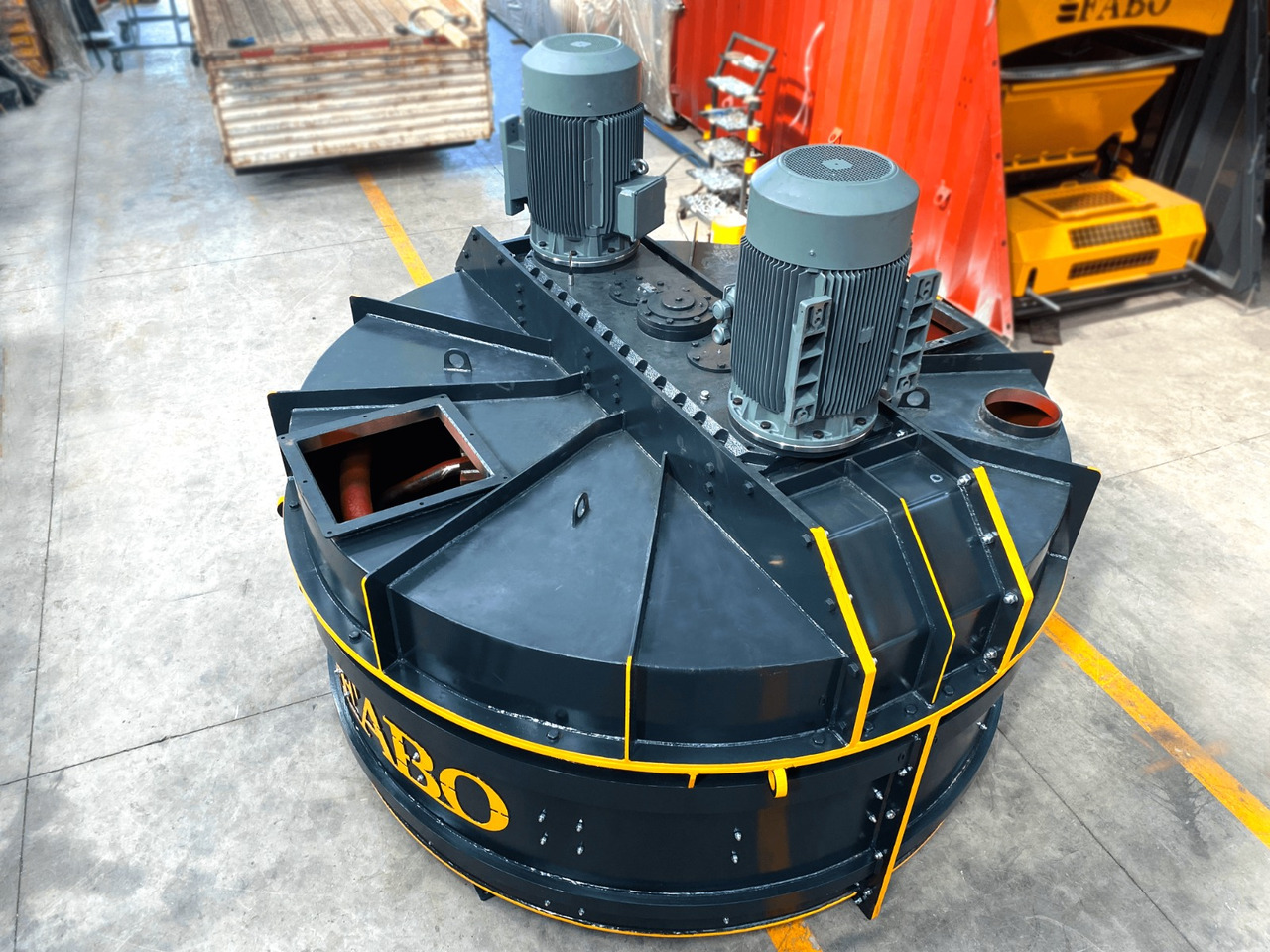 FABO twin shaft mixer - Máy trộn bê tông: hình 3 FABO twin shaft mixer - Máy trộn bê tông: hình 3