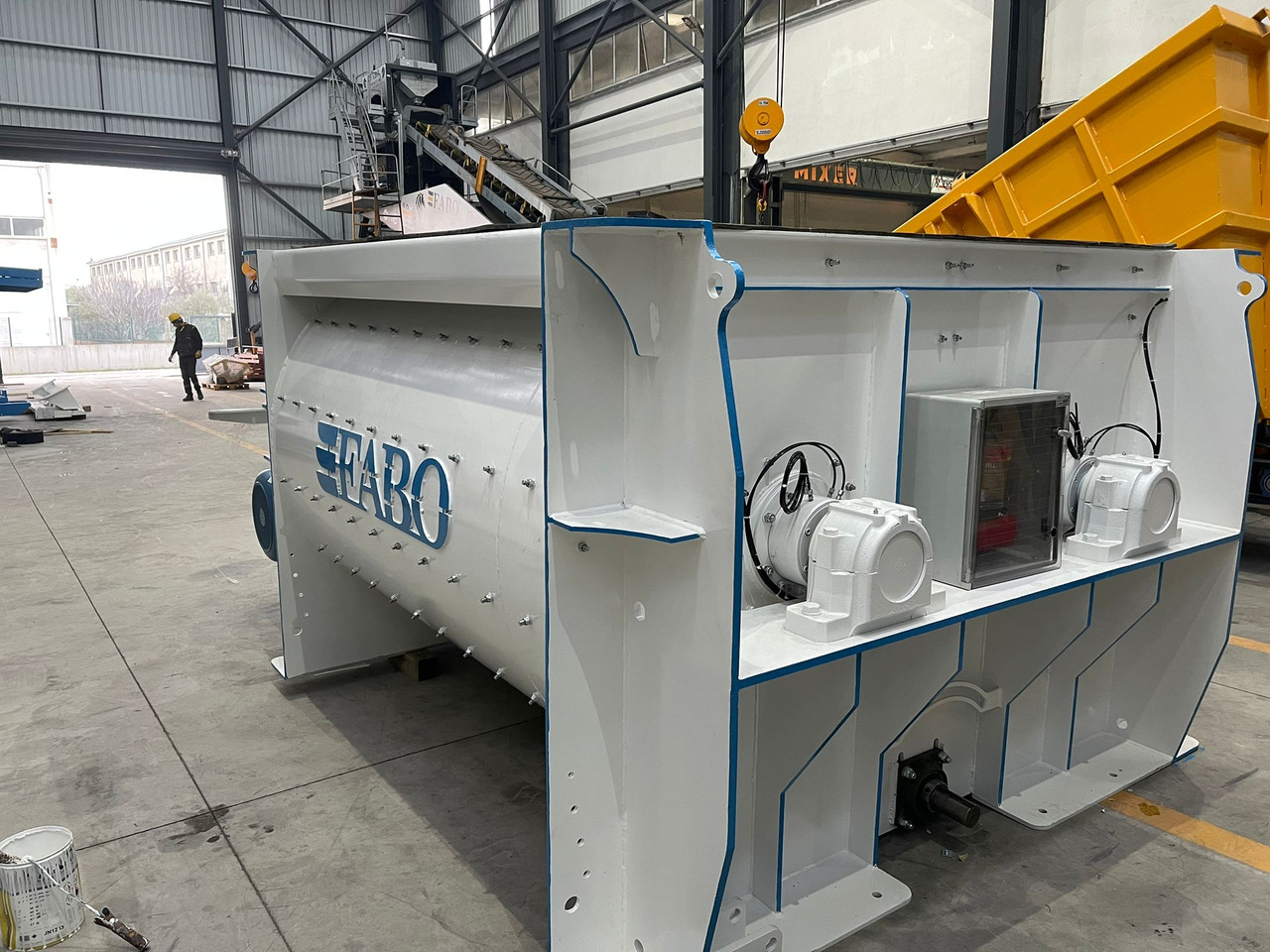 FABO twin shaft mixer - Máy trộn bê tông: hình 3 FABO twin shaft mixer - Máy trộn bê tông: hình 3