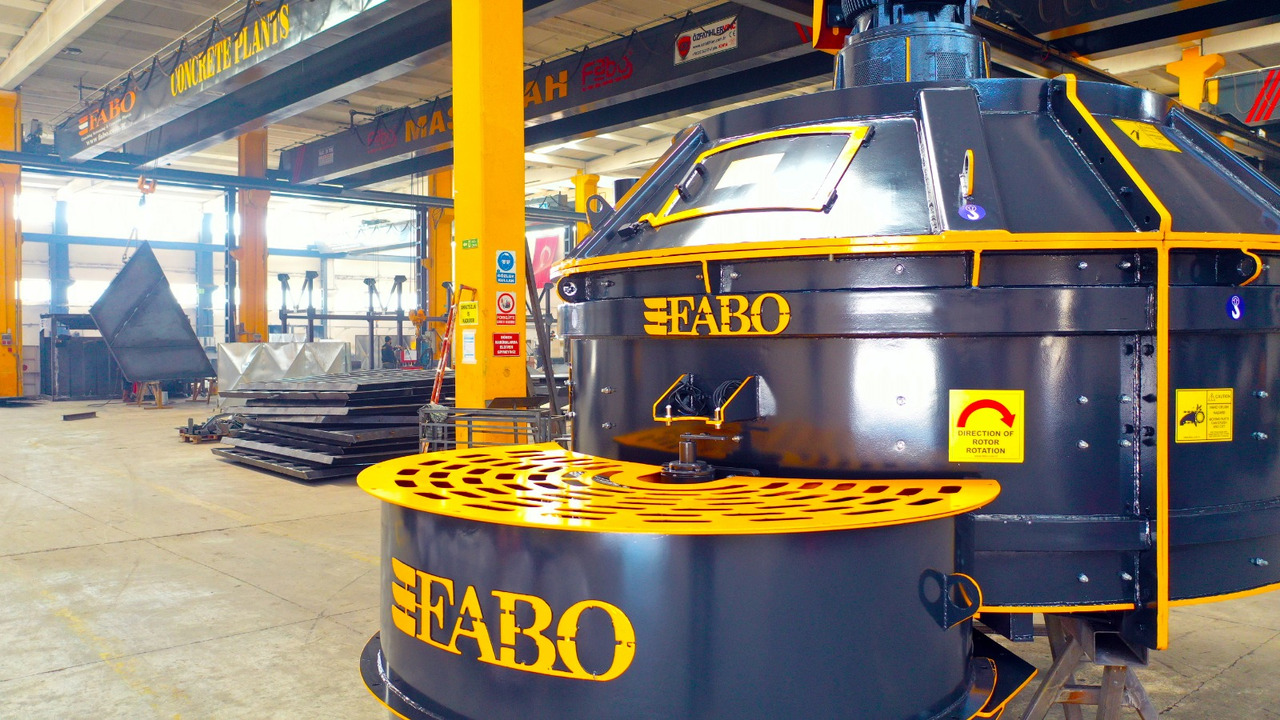 FABO twin shaft mixer - Máy trộn bê tông: hình 1 FABO twin shaft mixer - Máy trộn bê tông: hình 1