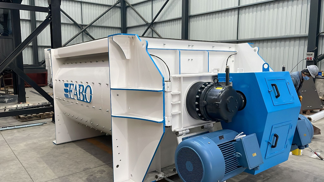 FABO twin shaft mixer - Máy trộn bê tông: hình 4 FABO twin shaft mixer - Máy trộn bê tông: hình 4