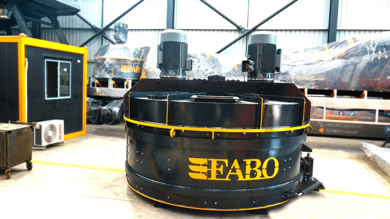 FABO twin shaft mixer - Máy trộn bê tông: hình 2 FABO twin shaft mixer - Máy trộn bê tông: hình 2