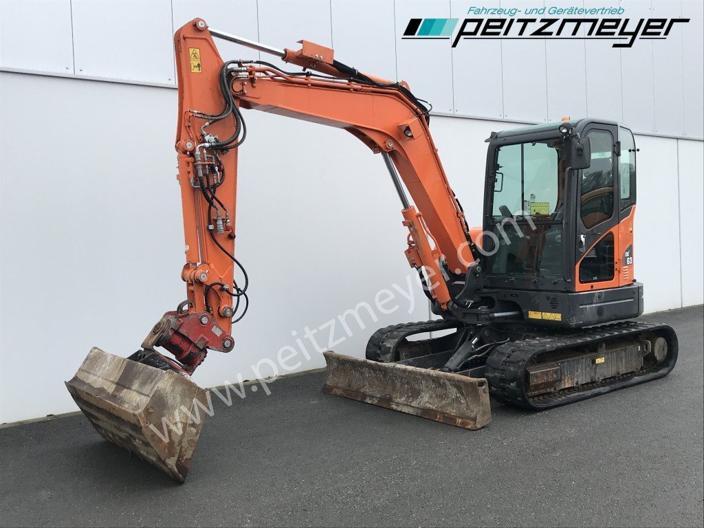 Doosan Kettenbagger DX 63-3 PowerTilt 070 , MS 03, mehrfach vorhanden - Máy xúc mini: hình 1 Doosan Kettenbagger DX 63-3 PowerTilt 070 , MS 03, mehrfach vorhanden - Máy xúc mini: hình 1