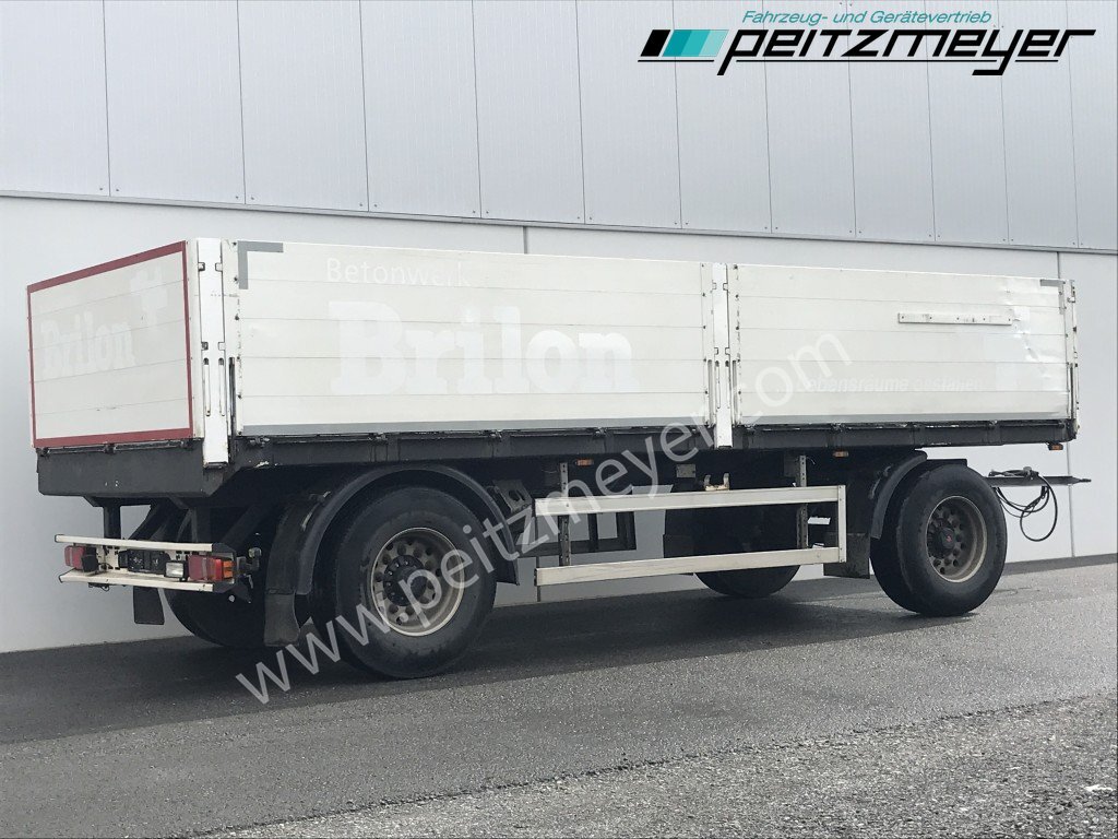 HEUSER 2 Achs Anhänger Baustoffanhänger - Rơ moóc thùng lửng/ Phẳng: hình 1 HEUSER 2 Achs Anhänger Baustoffanhänger - Rơ moóc thùng lửng/ Phẳng: hình 1