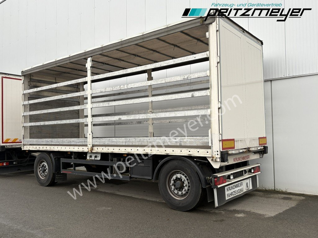 KRUKENMEIER PRITSCHENANHÄNGER 18 T. mit Durchlade - Rơ moóc mui bạt: hình 2 KRUKENMEIER PRITSCHENANHÄNGER 18 T. mit Durchlade - Rơ moóc mui bạt: hình 2