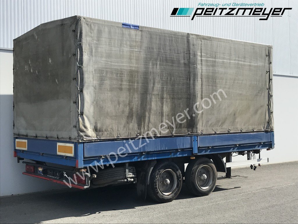 Kraemer, Georg Pritschenanhänger Tandemanhänger 5 m BPW - luft - Rơ moóc mui bạt: hình 1 Kraemer, Georg Pritschenanhänger Tandemanhänger 5 m BPW - luft - Rơ moóc mui bạt: hình 1