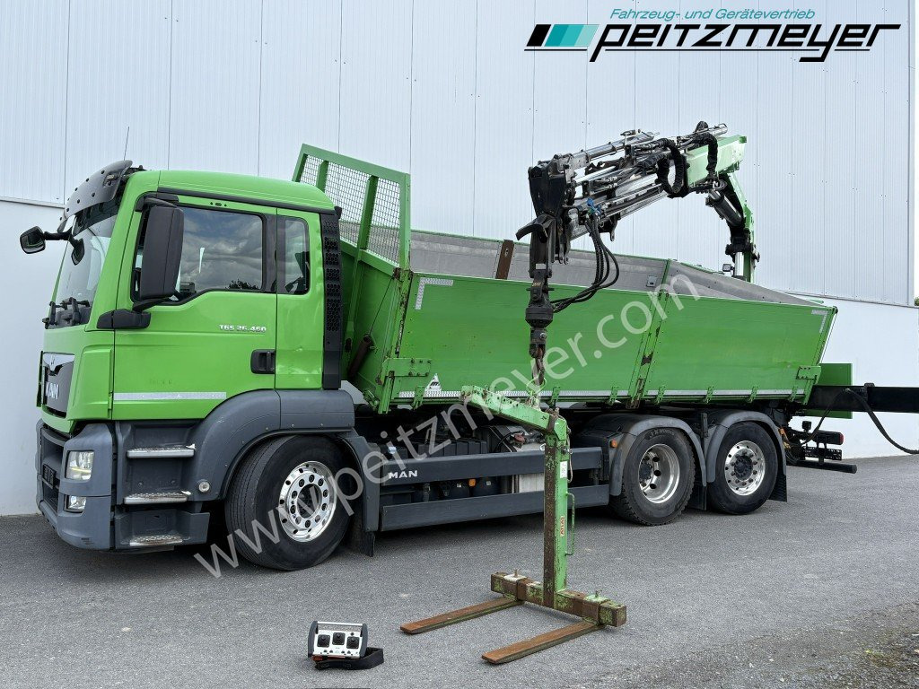 MAN TGS 26.460 FL 6x2 Kipper+Kran+Funk Lenkachse, 2-Seitenkipper, Atlas 172.3 - Xe ben, Xe cẩu tự hành: hình 1 MAN TGS 26.460 FL 6x2 Kipper+Kran+Funk Lenkachse, 2-Seitenkipper, Atlas 172.3 - Xe ben, Xe cẩu tự hành: hình 1