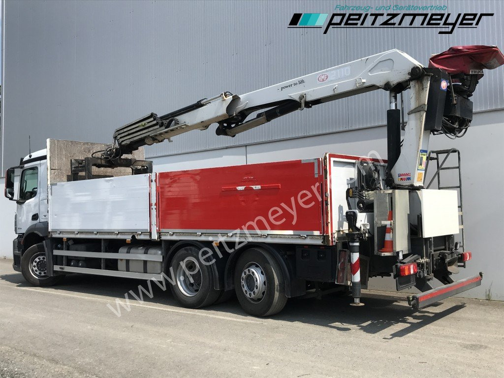 MERCEDES-BENZ Antos 2536 LL Pritsche HMF 2110-L5 5 fach Ausschub mit Steinzange - Xe tải thùng lửng/ Phẳng, Xe cẩu tự hành: hình 4 MERCEDES-BENZ Antos 2536 LL Pritsche HMF 2110-L5 5 fach Ausschub mit Steinzange - Xe tải thùng lửng/ Phẳng, Xe cẩu tự hành: hình 4