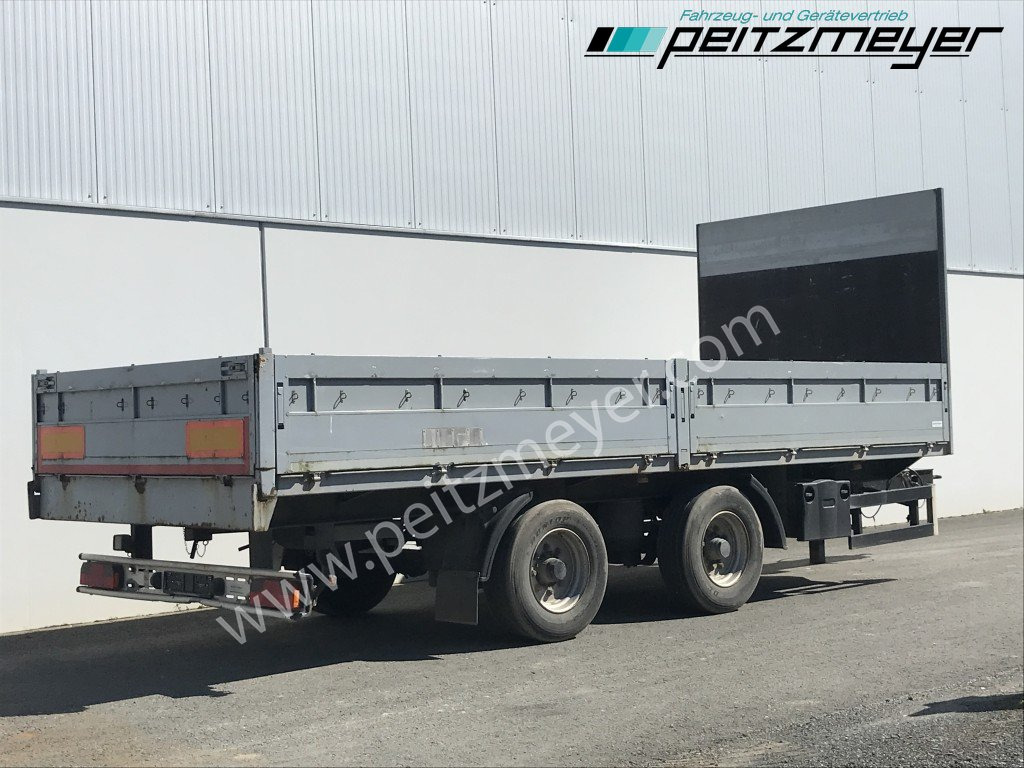 SCHMIDT,HAGEN Tandemanhänger TPT/13/E/6,5 Liftachse, auflastbar auf 18 t. - Rơ moóc thùng lửng/ Phẳng: hình 1 SCHMIDT,HAGEN Tandemanhänger TPT/13/E/6,5 Liftachse, auflastbar auf 18 t. - Rơ moóc thùng lửng/ Phẳng: hình 1
