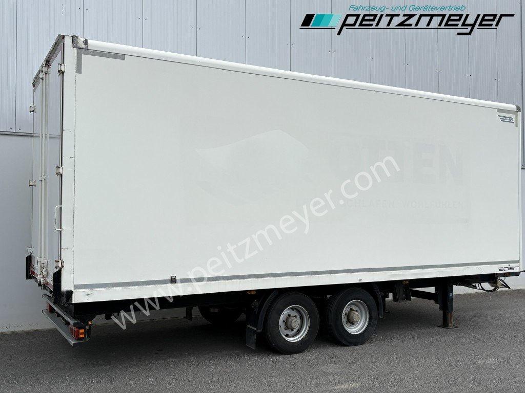 SPIER Tandemkoffer ZGL 255 Plywoodkoffer mit Hecktüren - Rơ moóc hộp kín: hình 1 SPIER Tandemkoffer ZGL 255 Plywoodkoffer mit Hecktüren - Rơ moóc hộp kín: hình 1