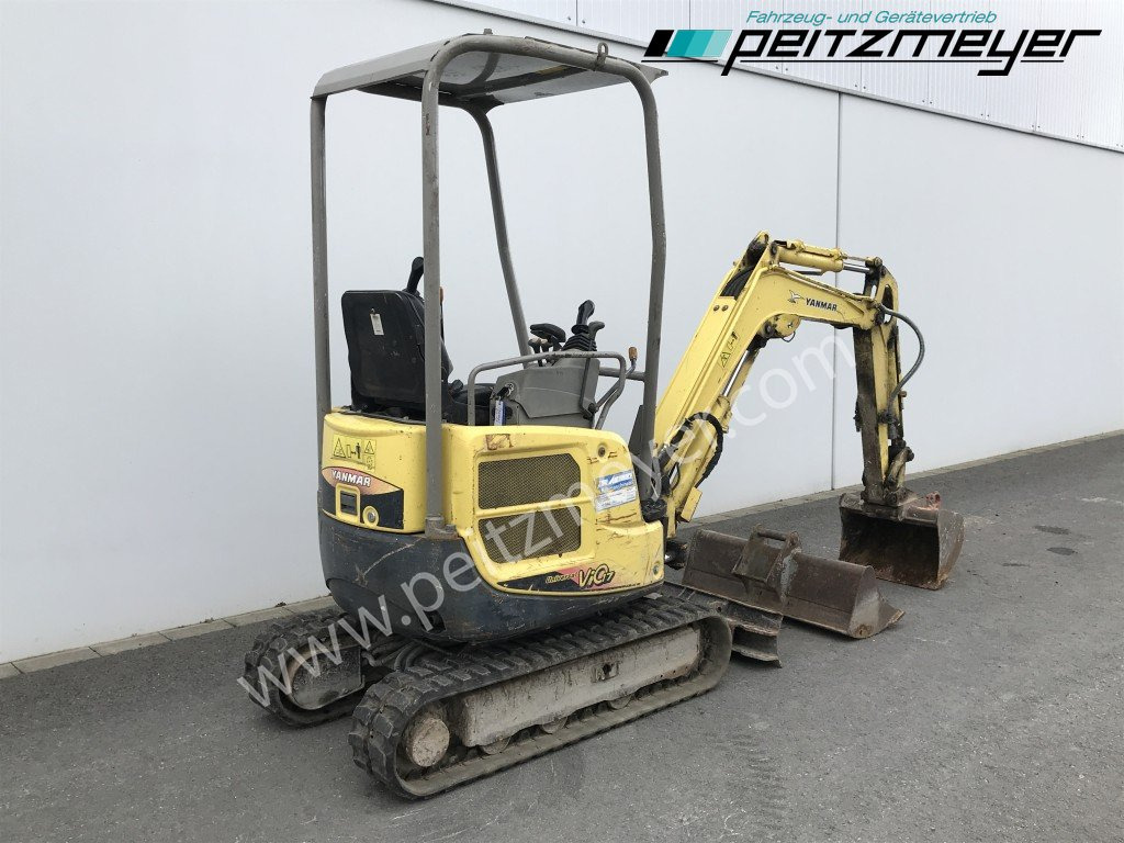 YANMAR MINIBAGGER Vio 17 verstellbares Fahrwerk Schnellwechsler mit 60 er und 100 Löffel - Máy xúc mini: hình 3 YANMAR MINIBAGGER Vio 17 verstellbares Fahrwerk Schnellwechsler mit 60 er und 100 Löffel - Máy xúc mini: hình 3